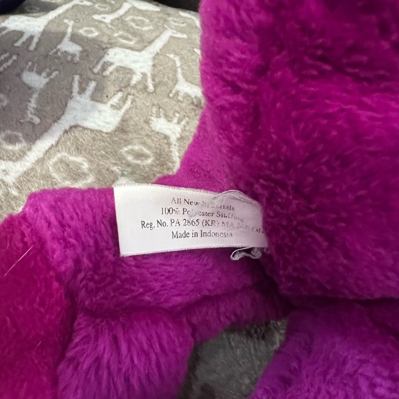 Vintage 1992 Barney The Purple Dinosaur with Shirt Plush Toy - Picture 8 of 9